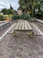 Picknick tafel, Tuin en Terras, Tuinbanken, Ophalen, Zo goed als nieuw, Hout
