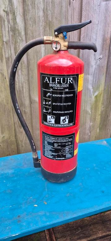Alfur Brandblusser 6 Liter Schuim beschikbaar voor biedingen
