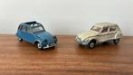 2 Dinky Toys Citroën 2CV en Citroën Dyane, Verzenden, Gebruikt, Auto, Dinky Toys