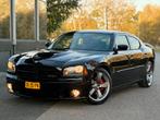 BLACK Dodge Charger 6.1 SRT8 V8 450PK+ 20” Spoiler Camera NL, Auto's, Automaat, Achterwielaandrijving, Particulier, Leder en Alcantara