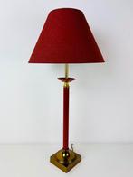 Stijlvolle kullmann tafellamp bordo rood, Ophalen of Verzenden, Zo goed als nieuw, Metaal, Minder dan 50 cm