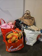 Partij Gebruikte Dames, Baby en kinderkleding +/- 100 stuks, Ophalen, Gedragen, Maat 38/40 (M)
