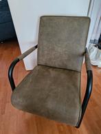Mooie groene fauteuil in uitstekende staat, Ophalen, Gebruikt, Minder dan 75 cm, Stof
