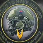 Veteranenpatch (tactical skull), Ophalen of Verzenden, Landmacht, Nederland, Embleem of Badge