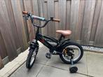 14 inch kinderfiets met zijwieltjes, Fietsen en Brommers, Fietsen | Kinderfietsjes, Ophalen, Gebruikt, Minder dan 16 inch