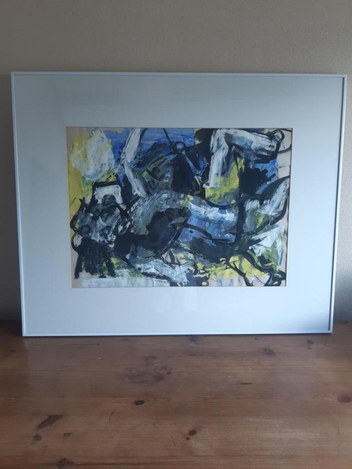 Jan Sierhuis, Antiek en Kunst, Kunst | Schilderijen | Abstract, Ophalen