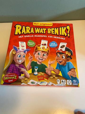 Rara wat ben ik spel beschikbaar voor biedingen