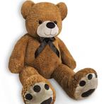 Grote Teddybeer, 150 cm, bruine beer, knuffel, nieuw!, Ophalen of Verzenden, Nieuw, Beer
