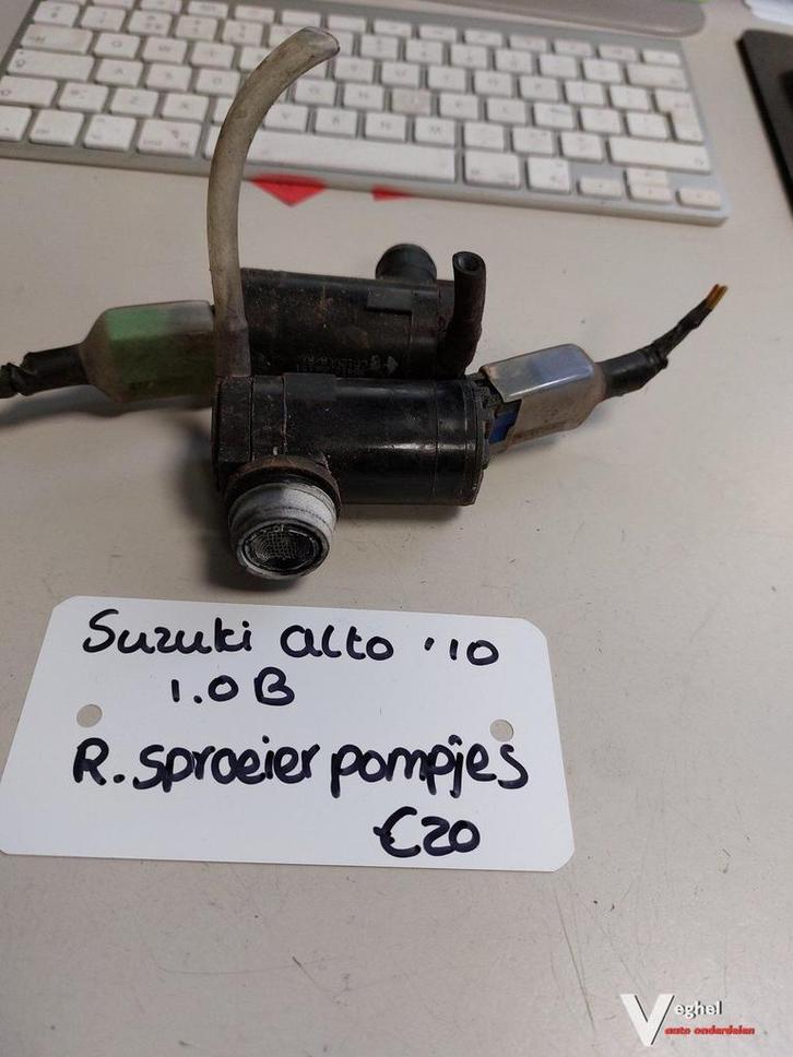 Suzuki Alto 1.0 B Ruitensproeierpompjes '10, Auto-onderdelen, Ruiten en Toebehoren, Gebruikt, Ophalen of Verzenden
