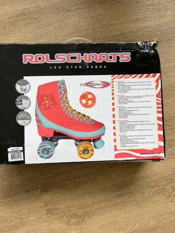 kleurrijke Nijdam rolschaatsen LED Star Zebra. beschikbaar voor biedingen