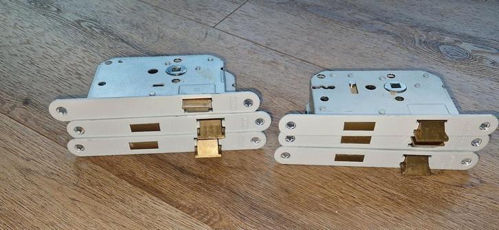 Nemef Loopsloten - Set van 6, Doe-het-zelf en Verbouw, Hang- en Sluitwerk, Gebruikt, Slot, Ophalen of Verzenden