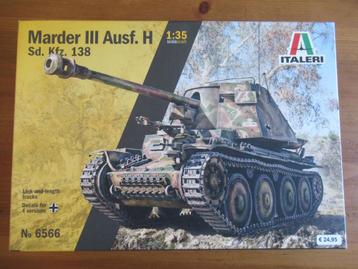 Sd.Kfz.138 Marder III ausf.H (Italeri 1/35) beschikbaar voor biedingen