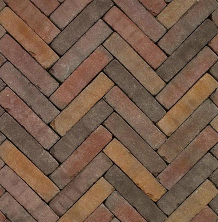 Aanbieding gebakken Waaltjes / Waalformaten Valther bont, Tuin en Terras, Tegels en Klinkers, Nieuw, Klinkers, Keramiek, Ophalen of Verzenden