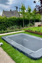 Zeer ruime Trampoline Moonwalker 380x255 cm - ingraafmodel, Ophalen, Gebruikt