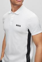 Hugo Boss zgan polo wit +logo zijkant Paule mirror 3XL 45171