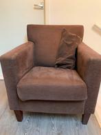 Bruine comfortabele fauteuil - 73x73x84 cm, Ophalen, Gebruikt, Minder dan 75 cm, Stof