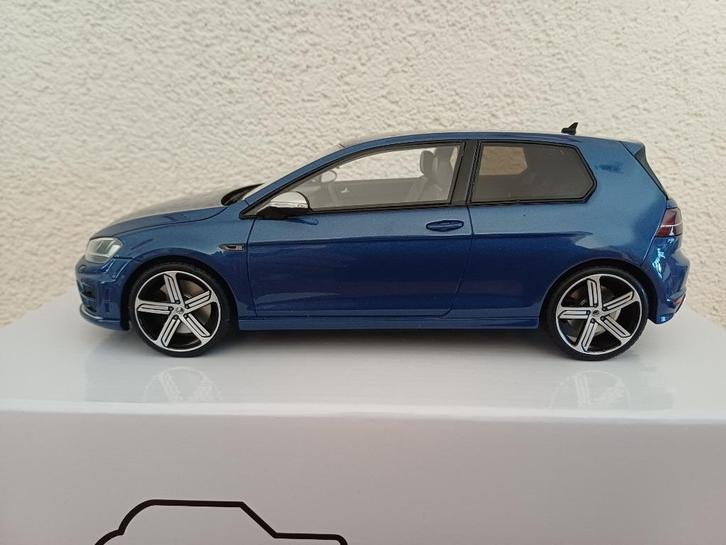VW Volkswagen Golf 7 R 2014 ottomobile OT333 Lapiz Blue (*), Hobby en Vrije tijd, Modelauto's | 1:18, Zo goed als nieuw, Auto