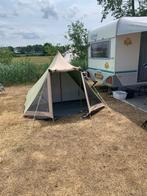 Esvo arizona 180 katoenen piramide tent (2 persoons), Caravans en Kamperen, Ophalen, Gebruikt, Tot en met 2