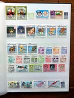 Nicaragua postzegel album, 4 dubbelzijdige insteekbladen, Ophalen of Verzenden, Gestempeld, Midden-Amerika
