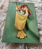 Lief katje in kruikzak, Verzenden, 1960 tot 1980, Ongelopen, Hond of Kat
