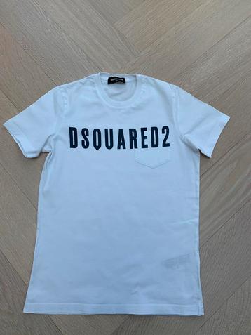ZGAN: Wit t-shirt van Dsquared2 maat 12 jaar beschikbaar voor biedingen