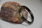 Vintage cloisonne armband zwart met goud, Sieraden, Tassen en Uiterlijk, Armbanden, Ophalen of Verzenden, Zo goed als nieuw, Zwart