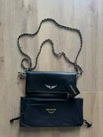Zadig & Voltaire tas rock clutch, Sieraden, Tassen en Uiterlijk, Tassen | Damestassen, Verzenden, Zo goed als nieuw, Zwart, Handtas