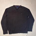 Tommy Hilfiger V-hals Trui bruin – Cotton Cashmere – Heren L, Maat 52/54 (L), Bruin, Tommy Hilfiger, Ophalen of Verzenden