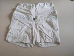 Ecru zwangerschaps korte broek mt 34, H&M, Beige, Ophalen of Verzenden, Zo goed als nieuw