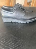 Nieuw!! Zwarte Ecco dames veter schoenen maat 40, Ophalen of Verzenden, Zo goed als nieuw, Zwart, Sneakers of Gympen