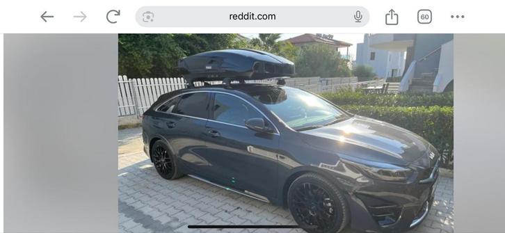 Dakkoffer inc drager te huur voor Kia, Auto diversen, Dakkoffers, Nieuw, Ophalen of Verzenden