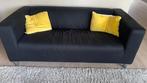 Prachtige zwarte Ikea Klippan bank, Ophalen, Hout, 150 tot 200 cm, Tweepersoons