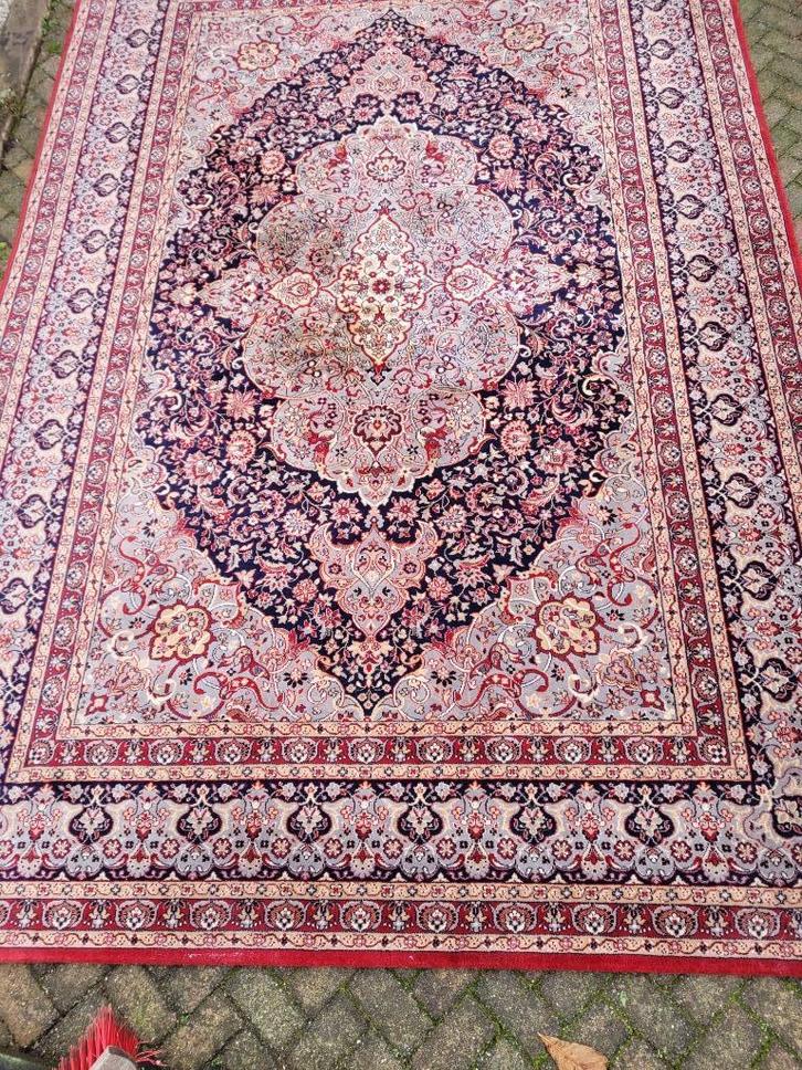 Vintage wollen vloerkleed Louis de Poortere, Huis en Inrichting, Stoffering | Tapijten en Kleden, Zo goed als nieuw, 150 tot 200 cm