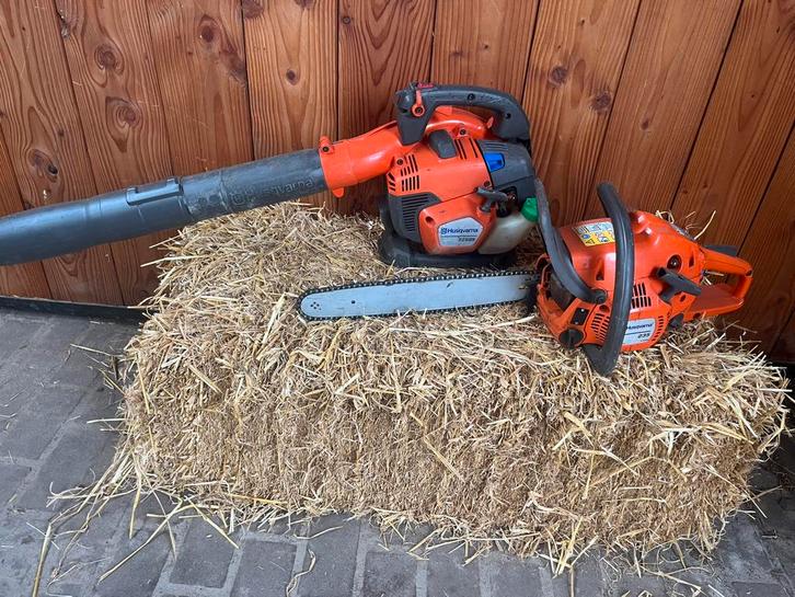 Zeer nette husqvarna set, Tuin en Terras, Hand-tuingereedschap, Zo goed als nieuw, Ophalen of Verzenden