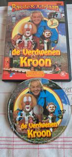 Bassie & Adriaan - De Verdwenen Kroon DVD, Avontuur, Alle leeftijden, Ophalen of Verzenden, Zo goed als nieuw