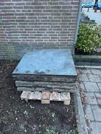 Natuursteen tegels 100x100cm - 10 stuks, Tuin en Terras, Gebruikt, Natuursteen, Terrastegels, 5 tot 10 m²