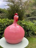 (Tuin)Beeld Dikke gladde kip, tuin, vijver, zwembad 58cm, Tuin en Terras, Ophalen of Verzenden, Nieuw, Kunststof, Dierenbeeld