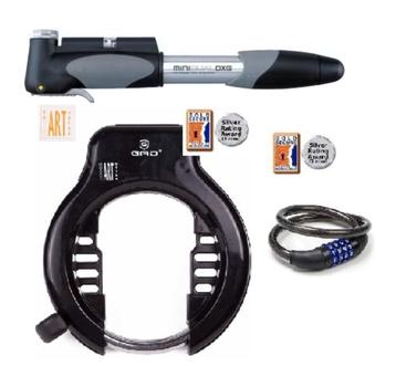 GAD Ringslot  +Topeak minipomp Mini Dual DXG beschikbaar voor biedingen