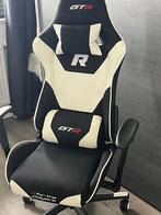 GTR Game racer stoel zo goed als nieuw! 75,-, Huis en Inrichting, Bureaustoel, Zo goed als nieuw, Zwart, Gaming bureaustoel