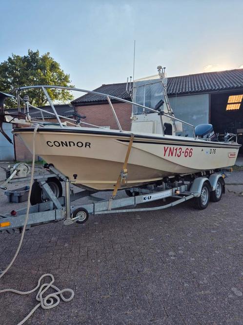 Boston Wahler Outrage 19 met Yamaha 175 pk, Watersport en Boten, Vis- en Consoleboten, Zo goed als nieuw, 70 pk of meer, 3 tot 6 meter