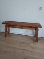 Houten halbankje Ubud xenos, Ophalen, 100 tot 150 cm, Zo goed als nieuw, 25 tot 50 cm