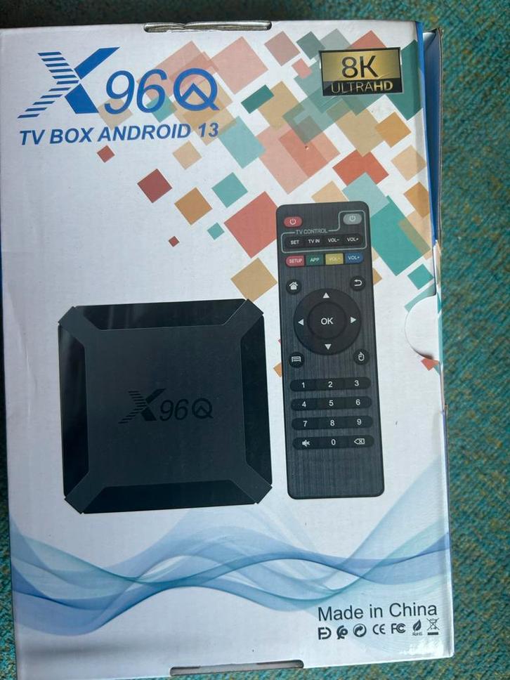 X96Q Android 13 TV Box - Nieuw in doos!, Audio, Tv en Foto, Decoders en Harddiskrecorders, Nieuw, Decoder, Verzenden