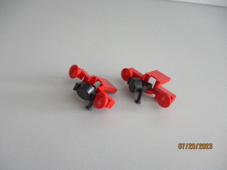 2 Lego 12v 7750 TREIN Stootbumpers ROOD in perfecte staat!, Kinderen en Baby's, Speelgoed | Duplo en Lego, Gebruikt, Lego, Complete set