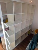Witte IKEA EXPEDIT / KALLAX kast – 5x5 vakken – Gedemonteerd, Ophalen, Gebruikt