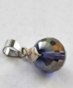 Mooi 18K goldplated hangertje met gefacetteerd violet bollet, Ophalen, Nieuw, Overige voorstellingen