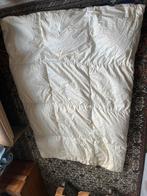 Dekbed duvet cover single down feathers, Ophalen, Gebruikt, Eenpersoons, Wit