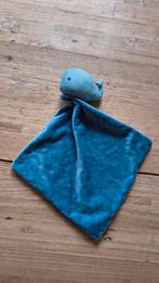 Orka walvis vis blauw knuffeldoek zeeman blauw, Ophalen of Verzenden, Nieuw, Overige typen