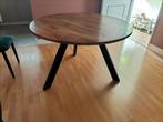 Ronde eettafel (120cm), Huis en Inrichting, Ophalen, Gebruikt, Rond, Vier personen