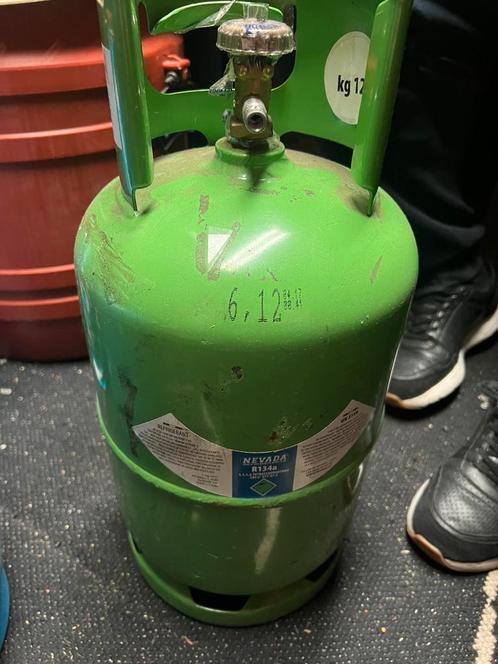 Gasfles R134a 12kg LEEG! Meerderen beschikbaar!, Auto-onderdelen, Airco en Verwarming, Verzenden