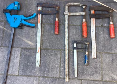 DIVERSE GROTE LIJMTANGEN : BESSEY, RICHA, POWERFIX, ENZ., Doe-het-zelf en Verbouw, Gereedschap | Handgereedschap, Gebruikt, Ophalen of Verzenden